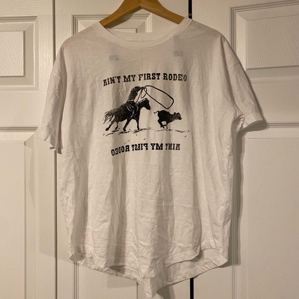 Aerie Distressed Boyfriend T-Shirt